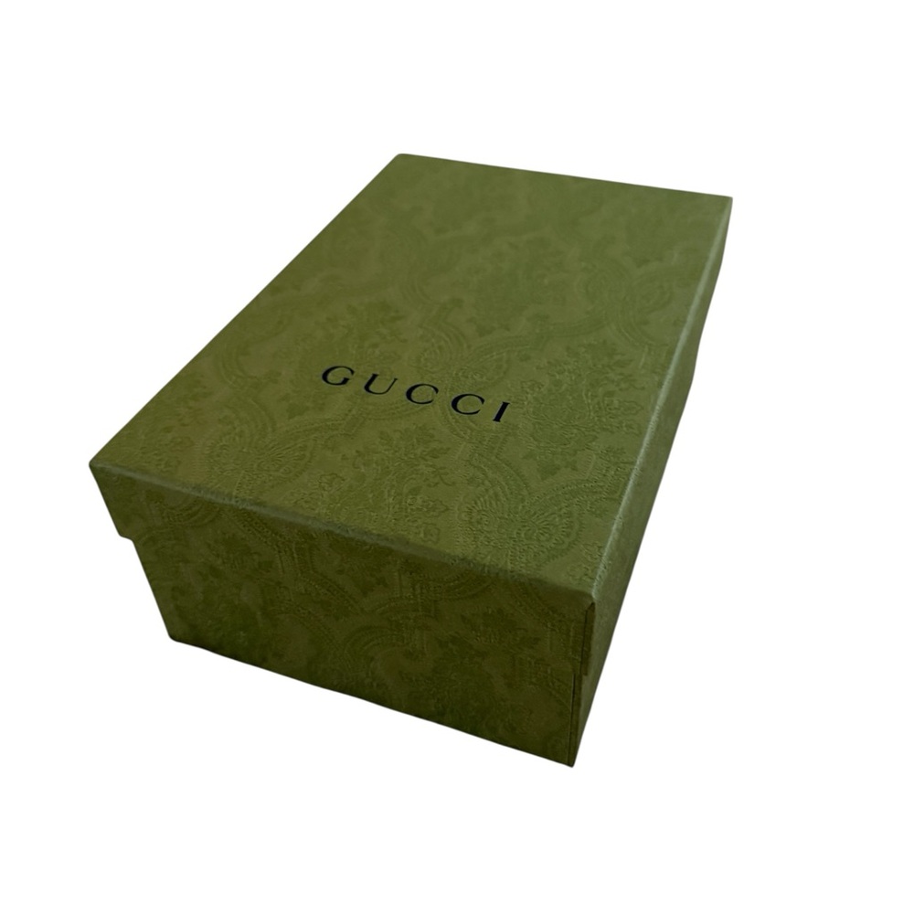 Gucci Green Textured Gift Box with Black Logo